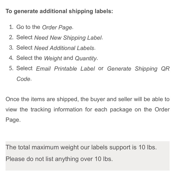 POSHTIP how to buy extra shipping for heavy or bulky items on Poshmark - Picture 8 of 8